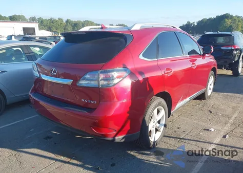2012 Lexus Rx 350 from USA, damaged, VIN 2T2BK1BA1CC145875